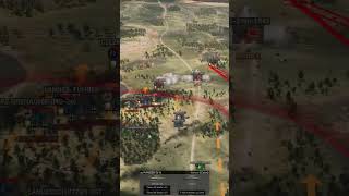 Desperate rush by Panzer IIIs against IS2s steeldivision2 ww2 gaming rts [upl. by Zuliram]