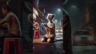 Dad Cats children died from unhealthy food 🙀 cat catsoftiktok shortsfeed trendingshorts viral [upl. by Lorusso]