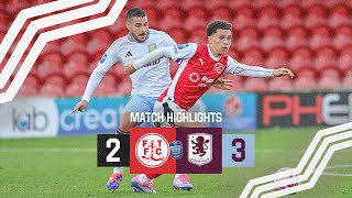 Match Highlights  Town 23 Aston Villa U21s  Bristol Street Motors Trophy Group D [upl. by Llenor]