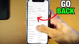 ANY iPhone how to go back Swipe Gestures [upl. by Ladnyc]