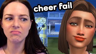 cheer team might not be for us  sims 4 nightmare legacy [upl. by Ilona167]