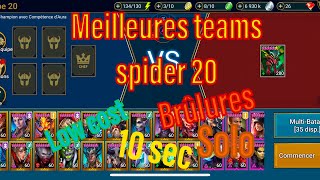 7 MEILLEURES TEAMS ARAIGNÉE 20  raid shadow legends fr [upl. by Gladdie869]