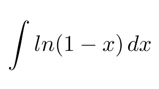 Integral of ln1x substitution  by parts [upl. by Jareb]