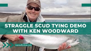 Straggle Scud tying demo with Ken Woodward Fly Tying Tutorial [upl. by Isolde]