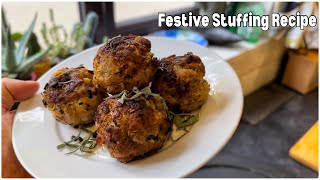 Stuffing Recipe for Christmas Chestnut and Sausage Meat [upl. by Aissyla]