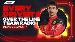 Every Drivers Radio At The End Of Their Race  2023 Las Vegas Grand Prix [upl. by Olegna202]