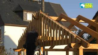 SKAN HOLZ Carport Assembly english [upl. by Auhso]