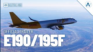 FSS  Embraer E190195 Freighter  Microsoft Flight Simulator Official Trailer [upl. by Analise830]