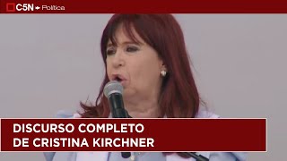 EL DISCURSO DE CRISTINA KIRCHNER EN ROSARIO quotMILEI DESREGULÁ LOS MEDICAMENTOSquot [upl. by Etsirhc]