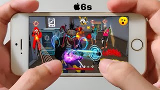 Iphone 6s Free Fire Gameplay  MACRO 32gb 🔥 [upl. by Brainard]