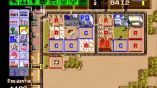 SimCity SNES Walkthrough Gardner Part 1wmv [upl. by Bluh]