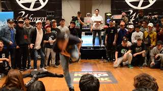 TAKAAKI vs RAIDER｜MENS TOURNAMENT BEST 16 ④｜KING OF BUCK 8｜20171210 [upl. by Eanert]