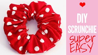 How to Make a Scrunchie  DIY Scrunchie Tutorial [upl. by Goran]