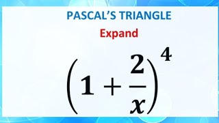 How to use Pascals triangle in binomial expansion A level maths paper1 grade12maths ncertmaths [upl. by Merlin]