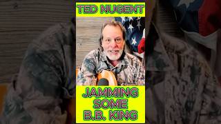 TED NUGENT jamming some BB KING and raving about GLEN CAMPBELL tednugentshorts [upl. by Allehc104]