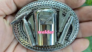 welder belt buckle [upl. by Takakura]