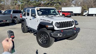 2024 Jeep Wrangler Rubicon Start Up Exhaust Test Drive Walkaround POV and Review [upl. by Alyacim518]