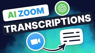 How to Transcribe a Zoom Meeting amp Make Notes with AI [upl. by Jaquith821]