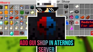 How To Add Shop Gui Plugin In Aternos Server In Hindi II Best Shop Plugin For Aternos Server [upl. by Casie]