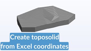 Revit Dynamo Create toposolid from Excel coordinates [upl. by Nitfa]