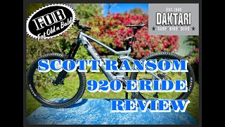 Scott Ransom 920 eRide Reviewed by FOB [upl. by Allehcim28]