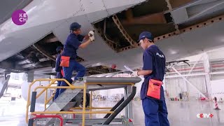 China Launches First Aircraft Recycling Facility for Sustainable Aviation Future [upl. by Minsk452]