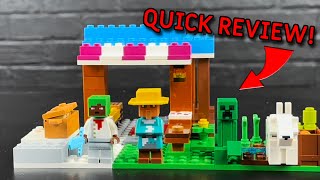 LEGO Minecraft The Bakery Review [upl. by Tanney]