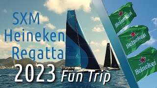 43rd SXM Heineken Regatta 2023 Catamaran Fun Trip [upl. by Indnahc]