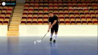 Patrik Lönell  Floorball Shooting School Outsweeper 1 [upl. by Greene]