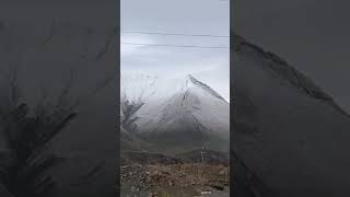 Georgia snowfall mountains music beautiofnature natureshortsvideo peaceful snowfall mountains [upl. by Atoel]