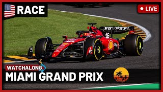 F1 Live Miami GP Race  Watchalong  Live Timings  Commentary [upl. by Coriss561]