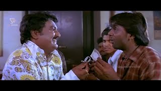 Chanda Kannada Movie Back To Back Comedy Scenes  Duniya Vijay Komal Shubha Poonja Sundar Raj [upl. by Nims846]