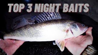 St Clair River Night Walleyes  My Top 3 Baits [upl. by Osy]