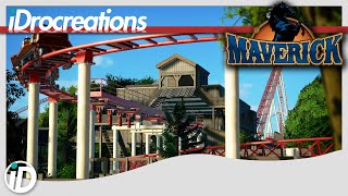 Maverick Cedar Point Recreation Planet Coaster [upl. by Atwahs]