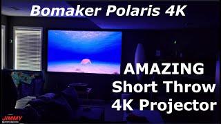 Bomaker Polaris 4K Ultra Short Throw Laser TV  Unboxing amp Review [upl. by Anicart]