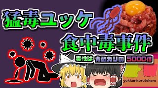 【2011年富山】全国からユッケが消えたきっかけ『焼肉店ユッケ集団食中毒』【ゆっくり解説】 [upl. by Adniroc]