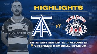 Toronto Arrows  Match Highlights vs New England Free Jacks March 12 2022 [upl. by Nylasej]