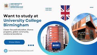 Study at University College Birmingham UK👩‍🎓 [upl. by Eirruc]