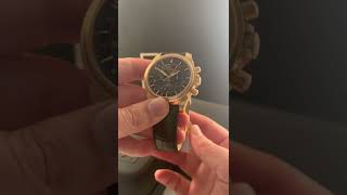 Omega DeVille Chronoscope GMT Rose Gold Watch 42253445213001 Review  SwissWatchExpo [upl. by Takara]