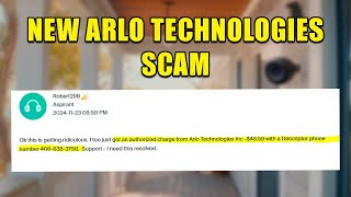 Arlo Technologies Charge On A Credit Card That You Haven’t Authorized  It Might Be A Fraud [upl. by Eeimaj384]