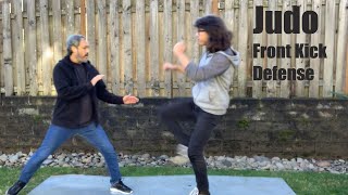 Judo Front Kick Defense [upl. by Treve250]