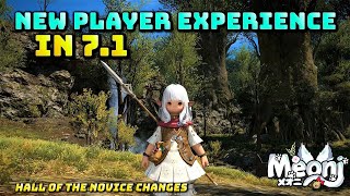 FFXIV New Player Experience Chnages in 71  Hall Of The Novice Updates [upl. by Marcelline]