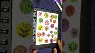 Easy and Aesthetic Doodle Art  Zendoodle Art shorts art arttutorial stressrelief howtodraw [upl. by Kerwon777]