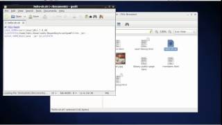 Call a Java Jar Program in Linux CentOS Shell Script 6 5 2014 2 59 48 PM [upl. by Ahsila793]