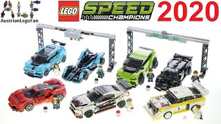 All LEGO Speed Champions Sets 2020  Lego Speed Build Review [upl. by Yras]