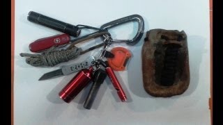 ULTIMATE KEYCHAIN SURVIVAL KIT [upl. by Jenica]