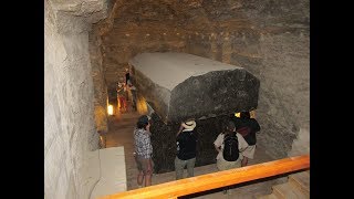 The Massive Megalithic Granite Boxes In The Tunnels Of The Serapeum In Egypt [upl. by Llerdnam]