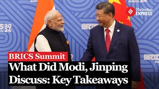 Key Takeaways From ModiJinping Bilateral Talks AT BRICS From SCO Presidency to LAC [upl. by Thant]