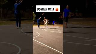 OG Kwame with the 3 🔥🏀 bball 3v3 3pointer [upl. by Margalo]