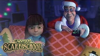 Caspers Haunted Christmas  Casper Scare School  👻Kids Cartoon [upl. by Sneve]